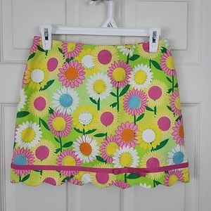Lilly Pulitzer Floral Daisy Skort vintage